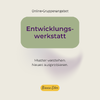 Cover der Entwicklungswerkstatt, psychologisches Online-Gruppenangebot von Bianca Eder