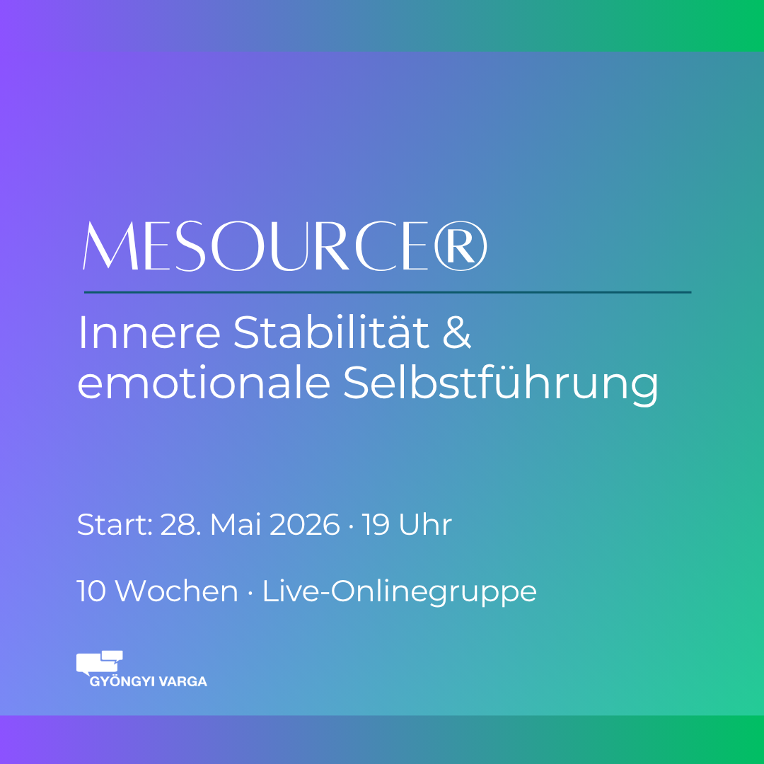 Mesource: Innere Stabilität & emotionale Selbstführung