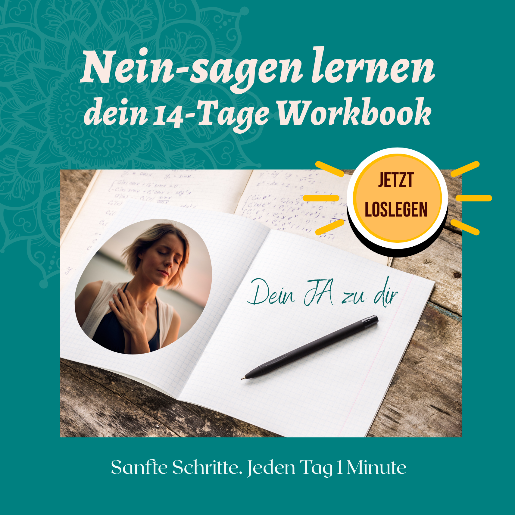 Banner für 14-Tage-Workbook "Nein-sagen lernen"