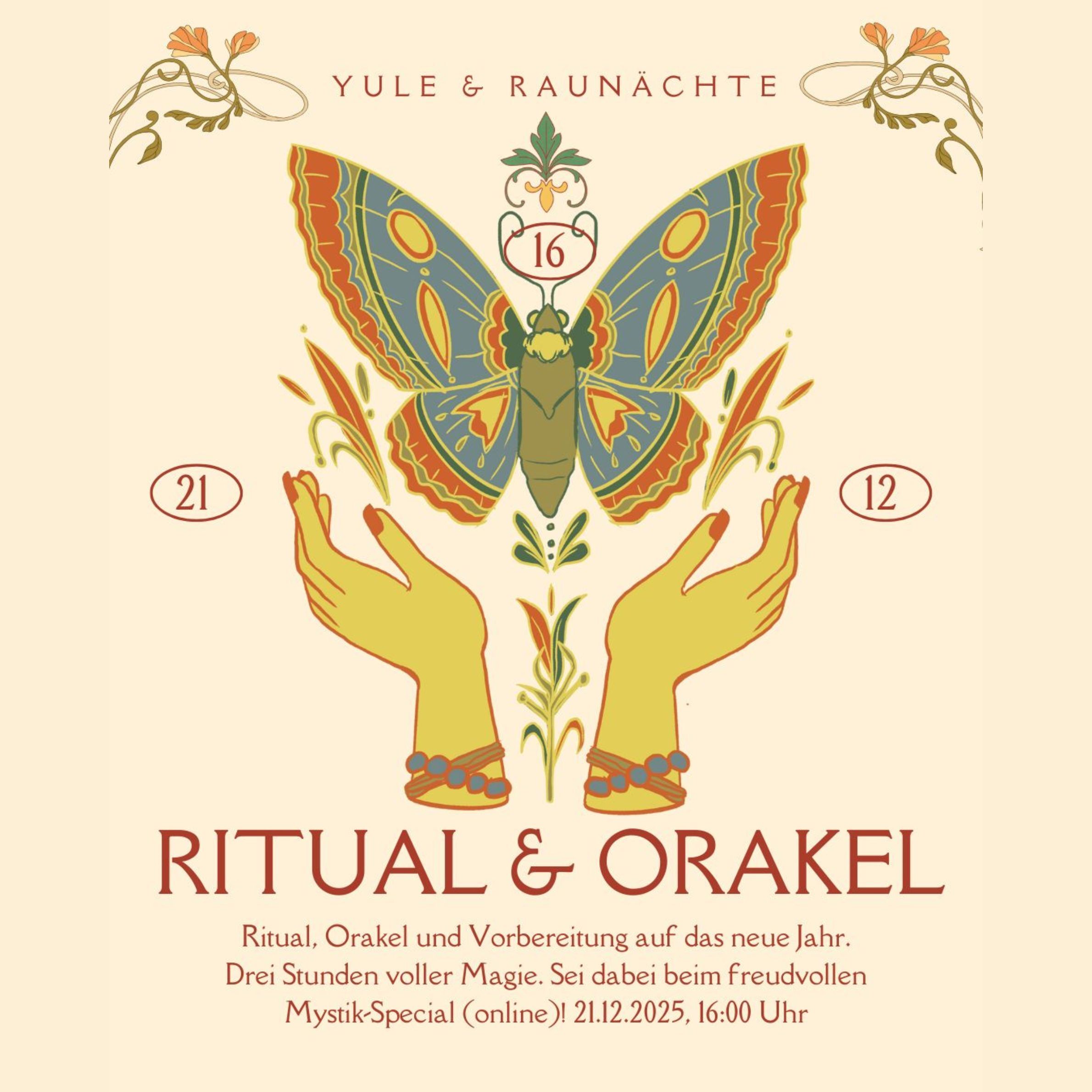 Yule Orakel und Ritual online 21.12.2025, 16:00 Uhr
