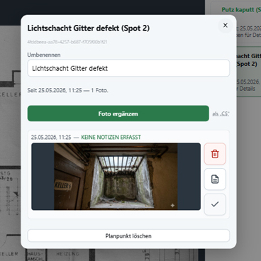 App Fenster Fotos einfügen