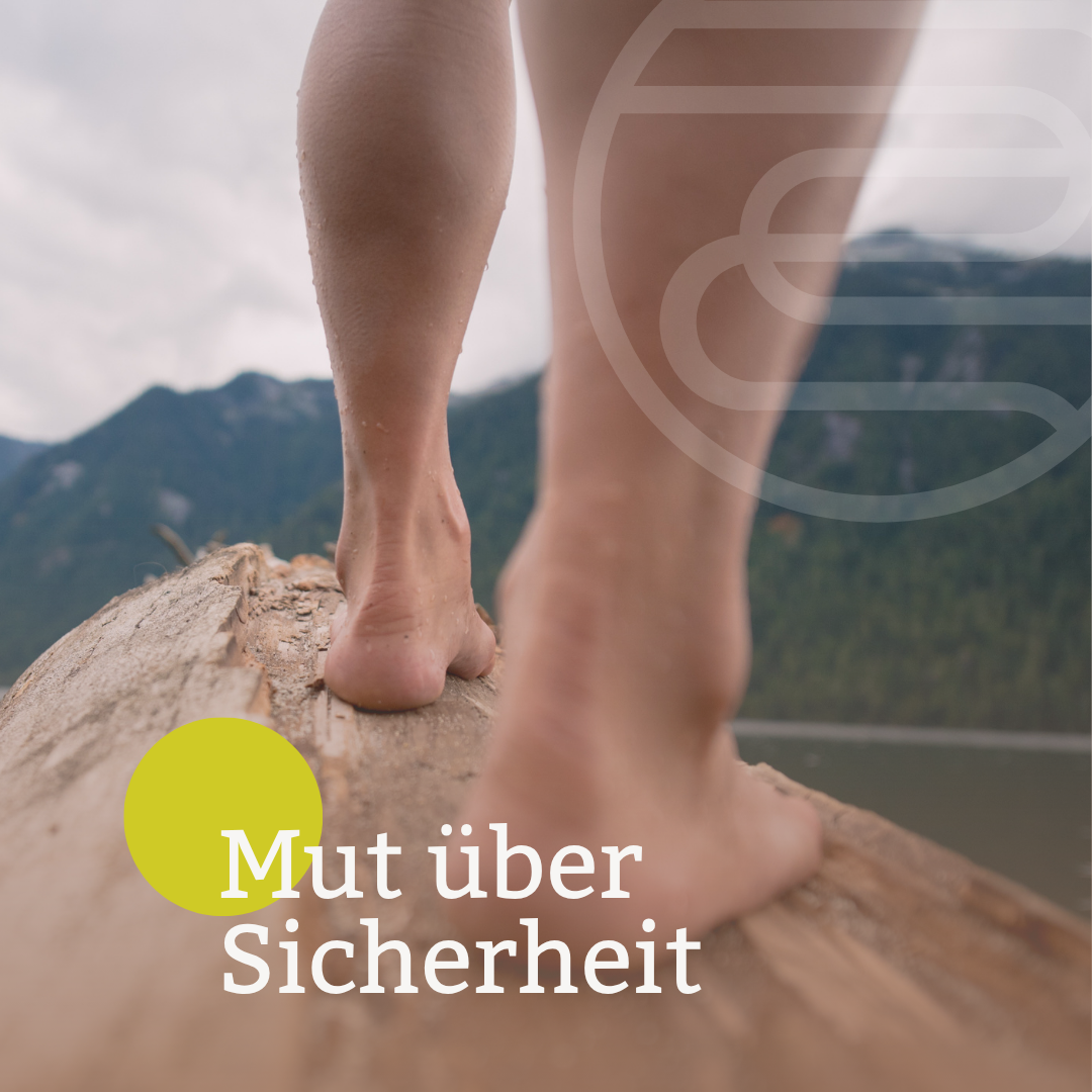 Titelbild für Minikurs Mut über Sicherheit