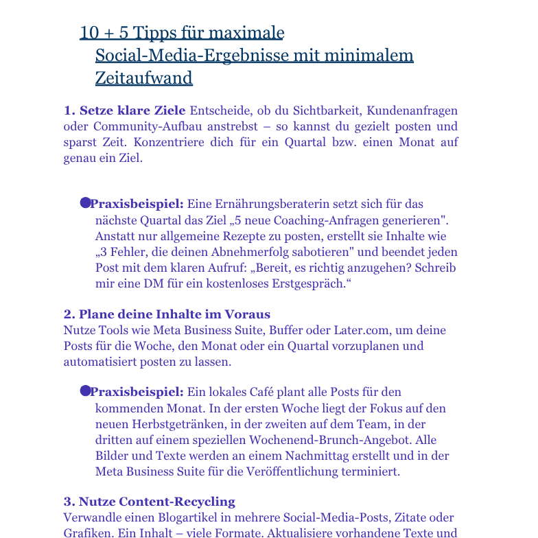 15 Tipps für maximale Social-Media-Ergebnisse