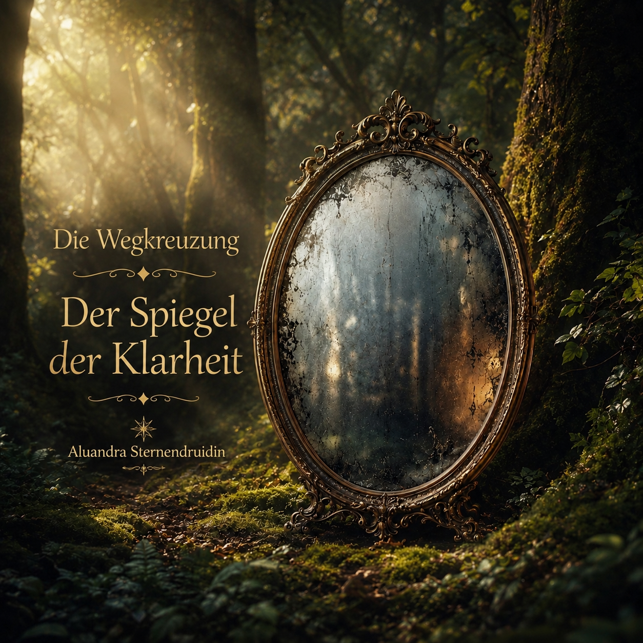 ein uralter Spiegel im Wald