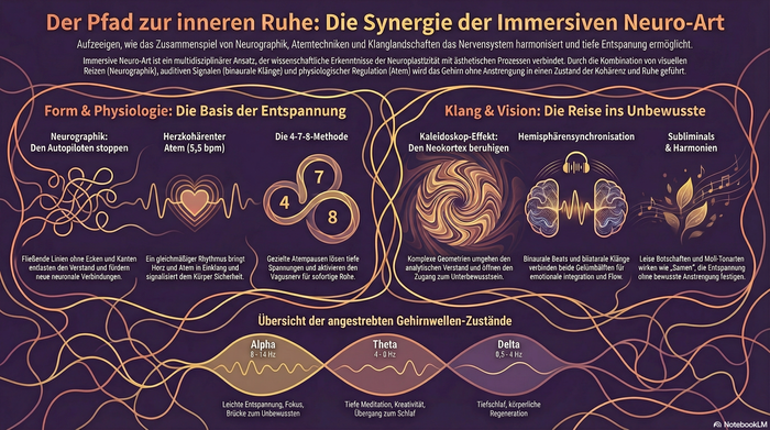 Pfad zur inneren Ruhe: Immersive Neuro Art™