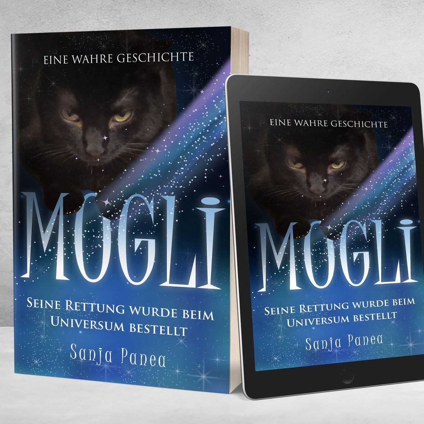 Buchcover mit Katze