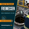 Kurscover: Train the Trainer Freimessen nach DGUV Grundsatz 313-002 – KI-generierte Grafik