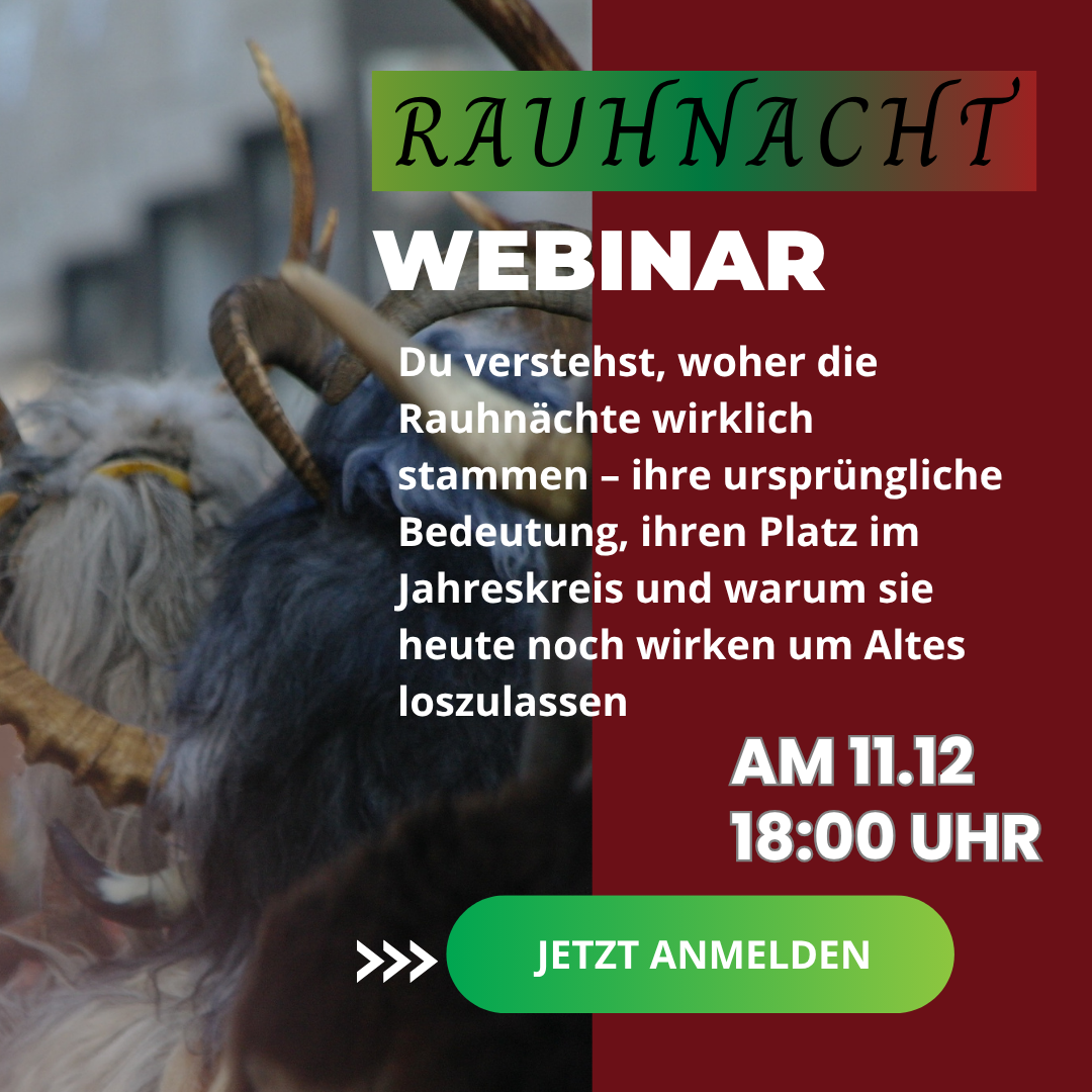 Banner für Rauhnachtswebinar am 11.12.26