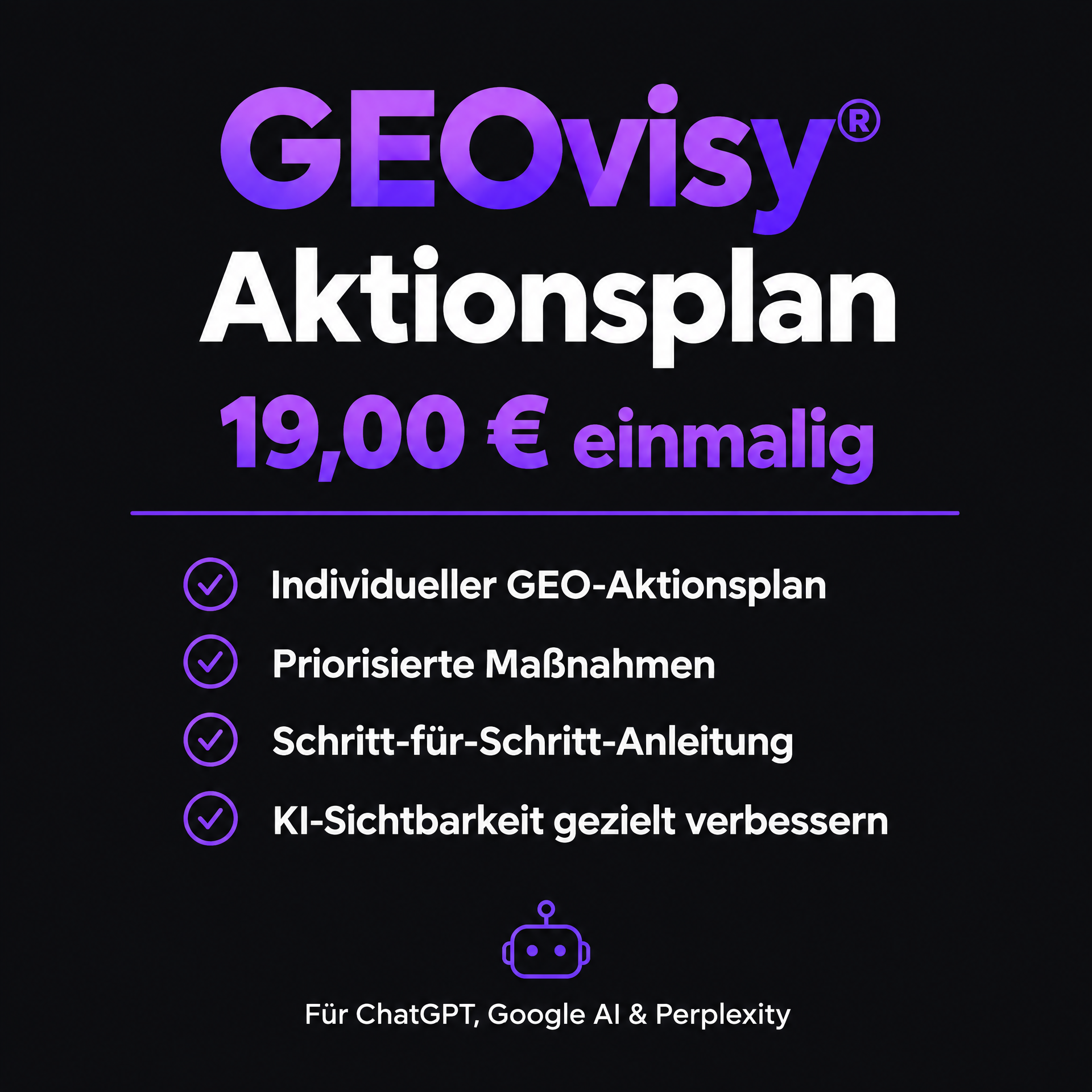 GEOvisy – vollständiger GEO-Aktionsplan
