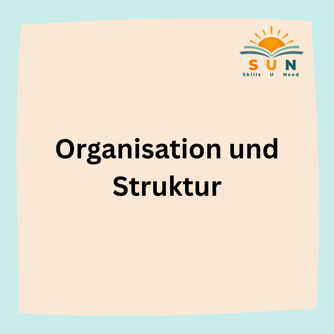 Organisation und Struktur
