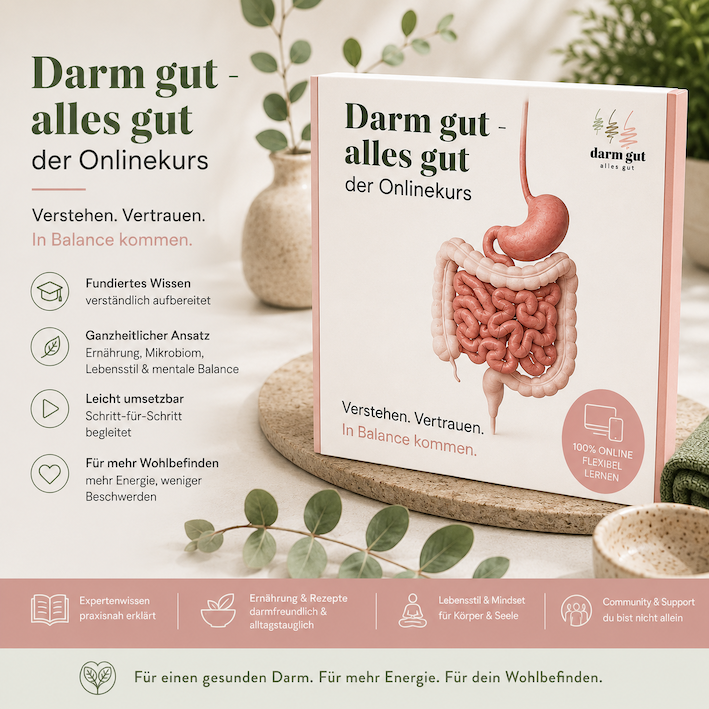 Banner Darm gut - alles gut Onlinekurs