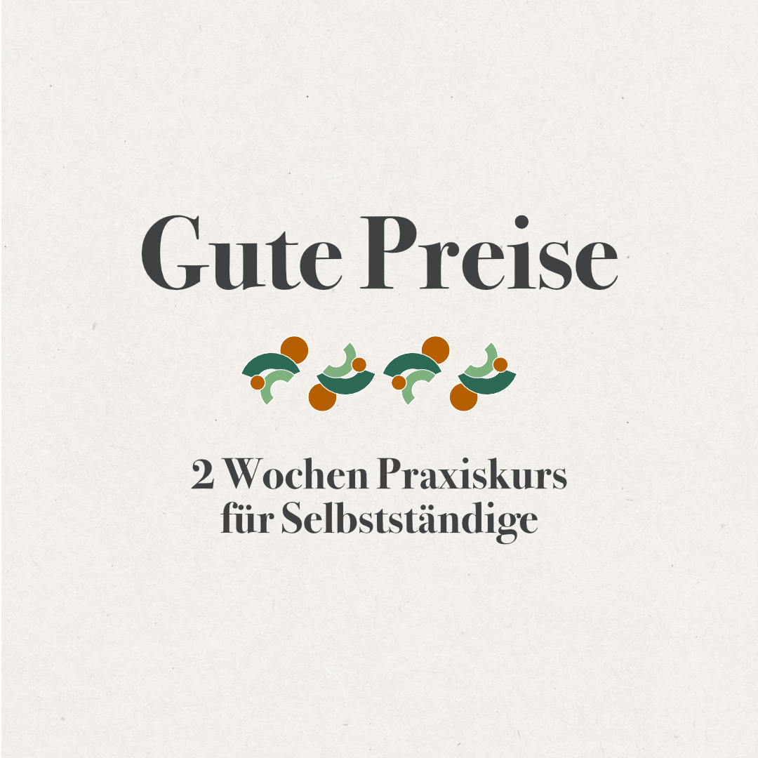 Gute Preise - Praxiskurs - Banner