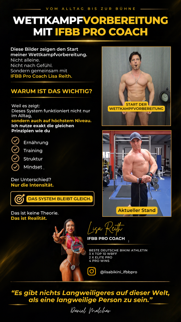 Wettkampfvorbereitung mit IFBB PRO COACH