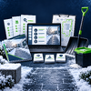 Digitales Ausbilderpaket für eine sichere Winterdienst-Unterweisung mit Präsentation, Checklisten und Einsatzplanung