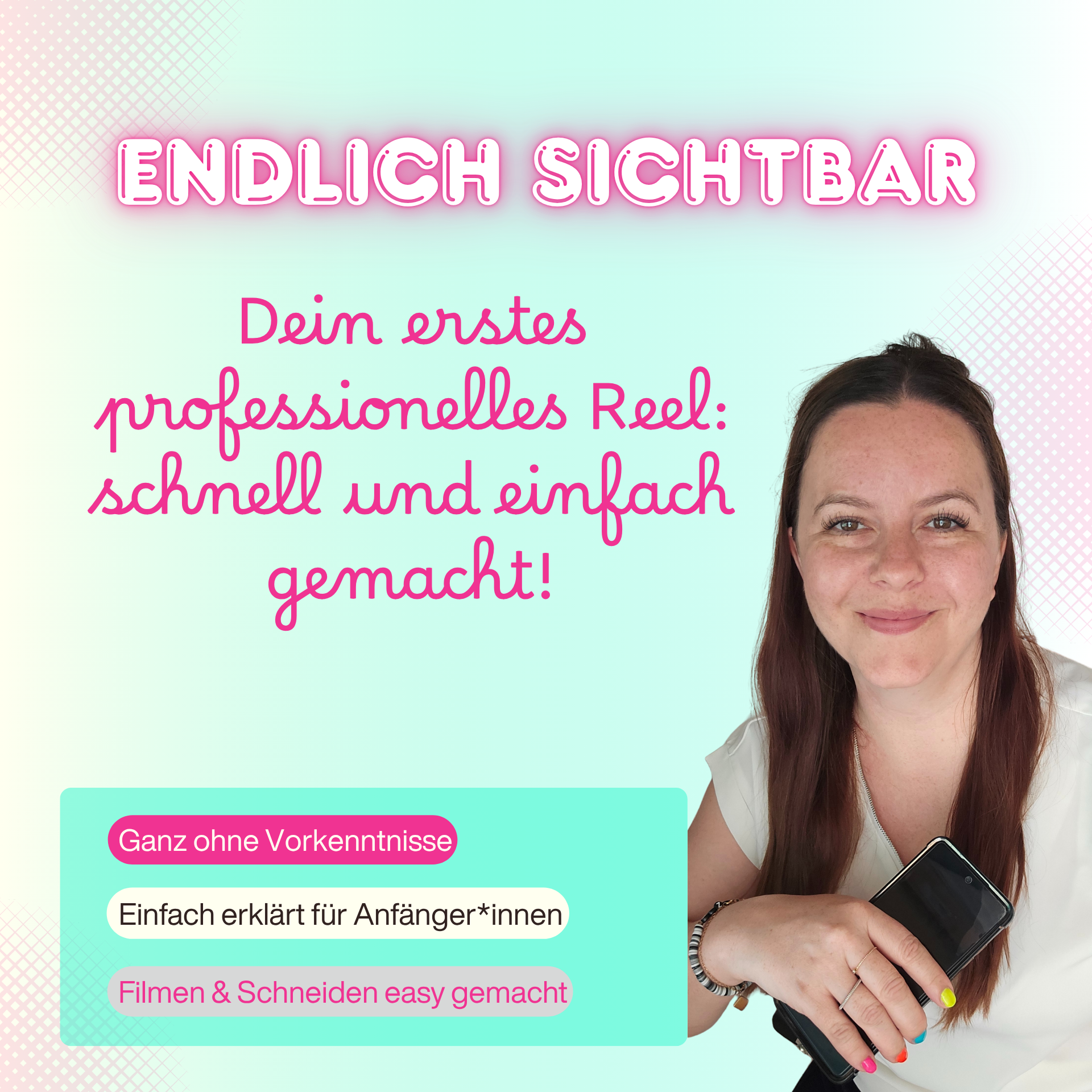 Titelbild zum Minikurs Dein erstes professionelles Reel