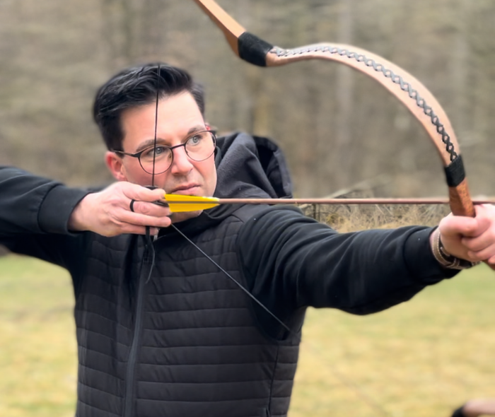 Bild Daniel mit Pfeil und Bogen