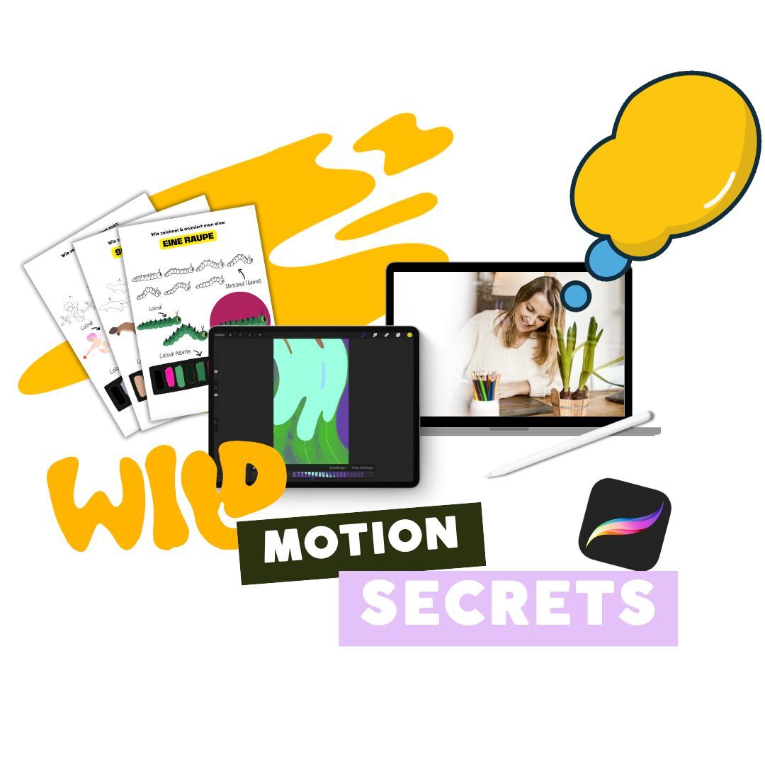 Banner für Motion Secrets in Procreate
