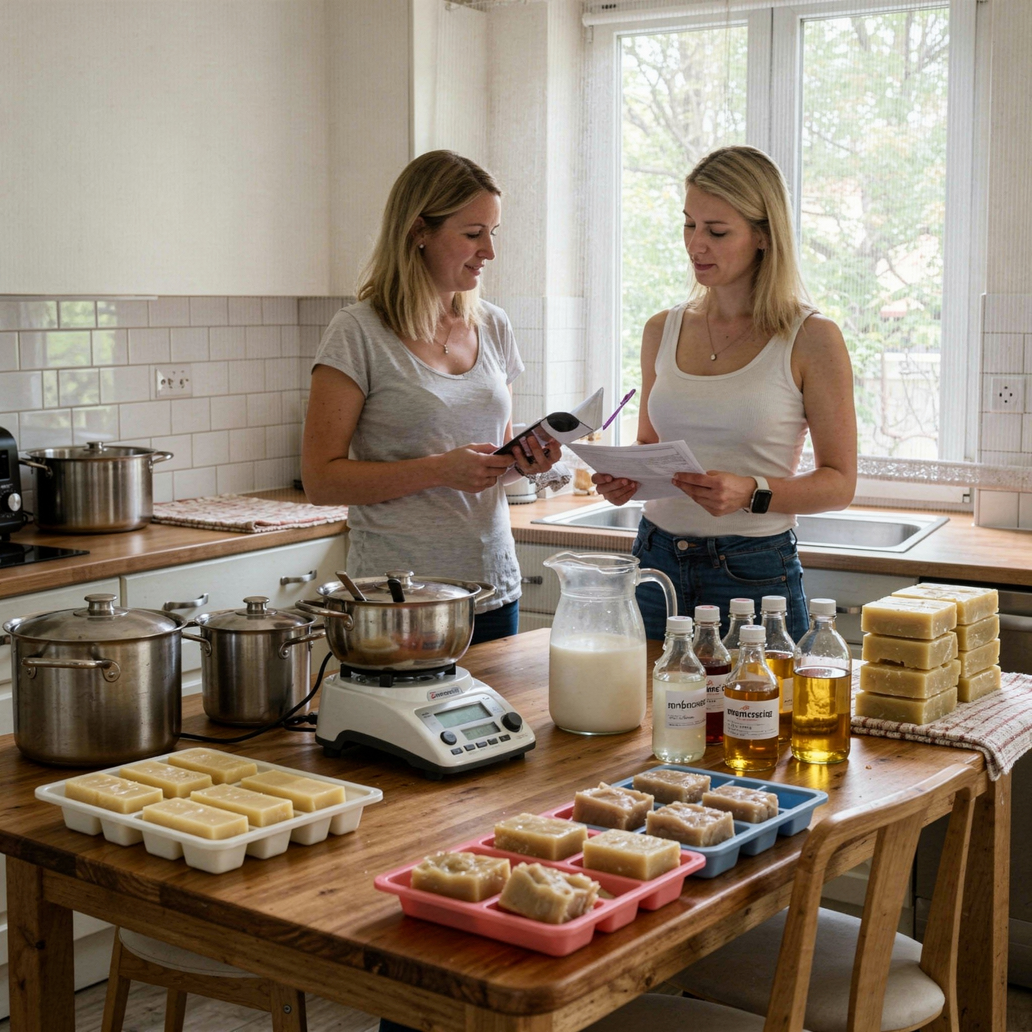 Beratung zur Abnahme einer Seifenküche