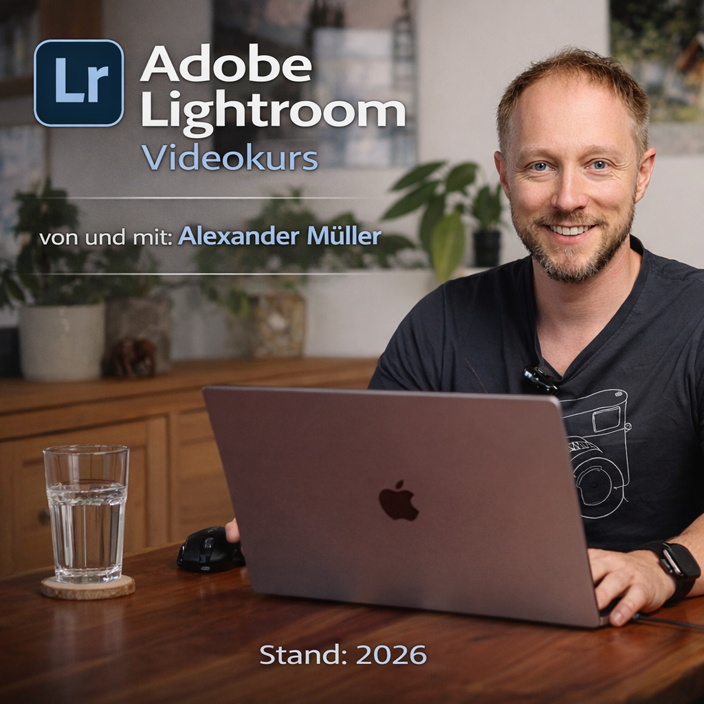 Adobe Lightroom Videokurs - von und mit Alexander Müller. Stand 2026