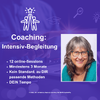 Illustration zum Coaching als Intensiv-Begleitung mit Foto von Dr. Christiane Reutel