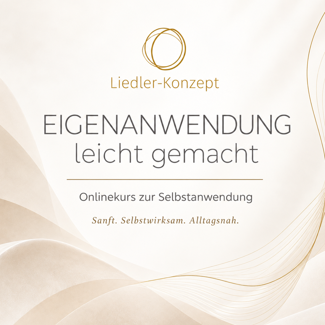 Eigenanwendung leicht gemacht Liedler Konzept