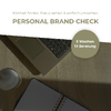 Personal Brand Check - Titelblatt