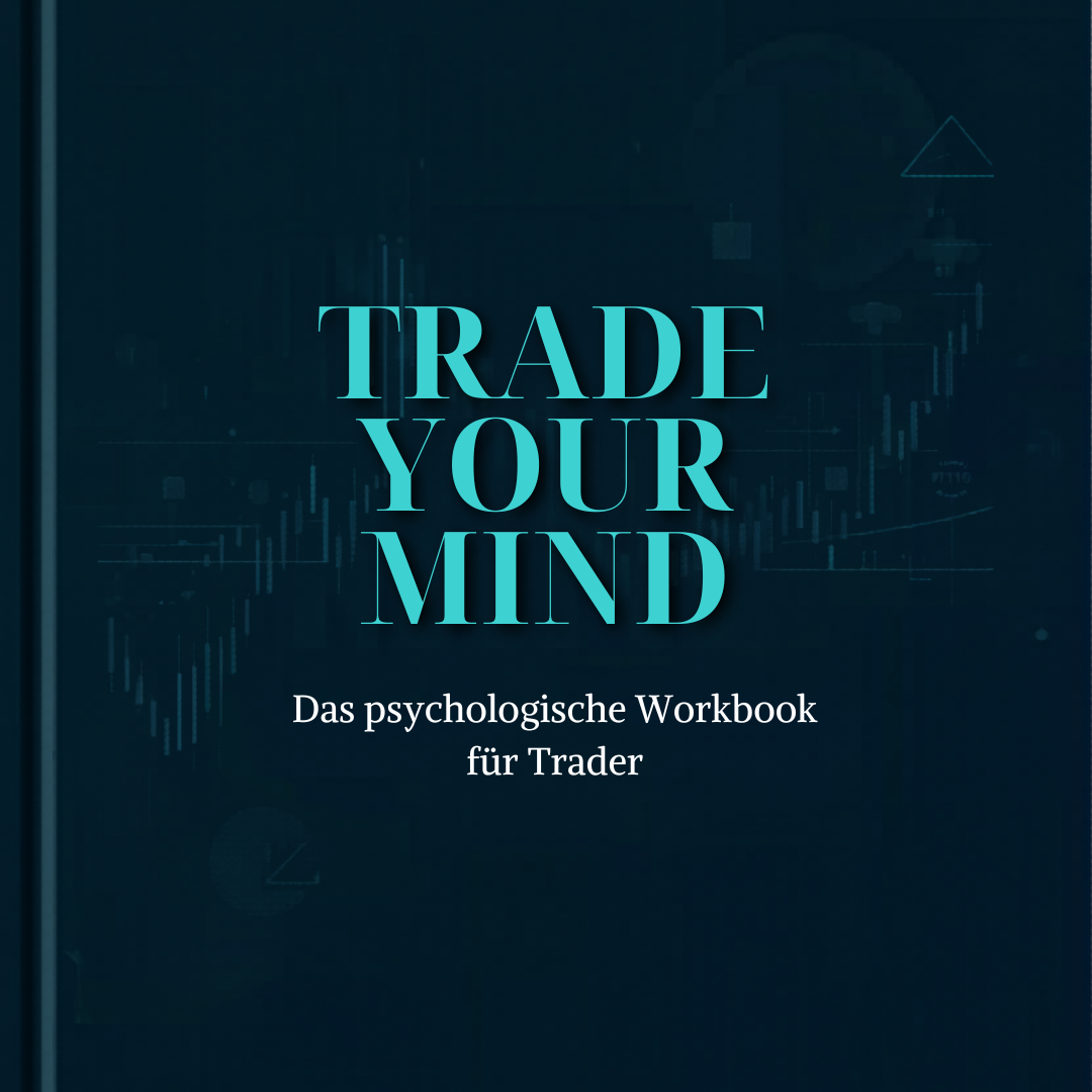 schwarzes Buch mit dem Titel: Psychologisches Workbook für Trader