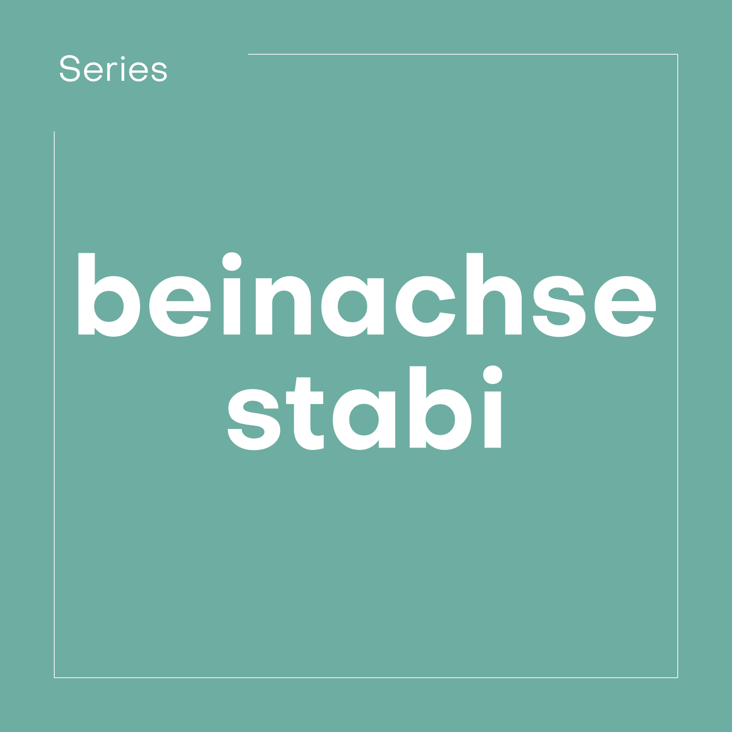 Cover Thumbnail Serie Beinachse Stabi