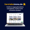 VertriebsImmo.de – Plattform-Zugang Monatliche Lizenzgebühr: 75,00 € netto (monatlich kündbar)