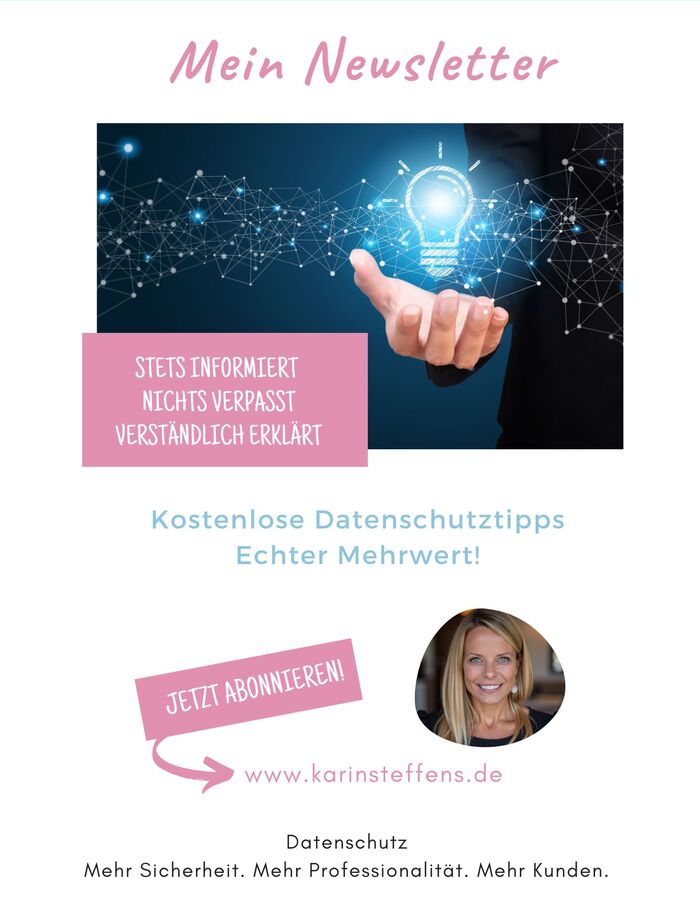 Mein Newsletter - Shopseite