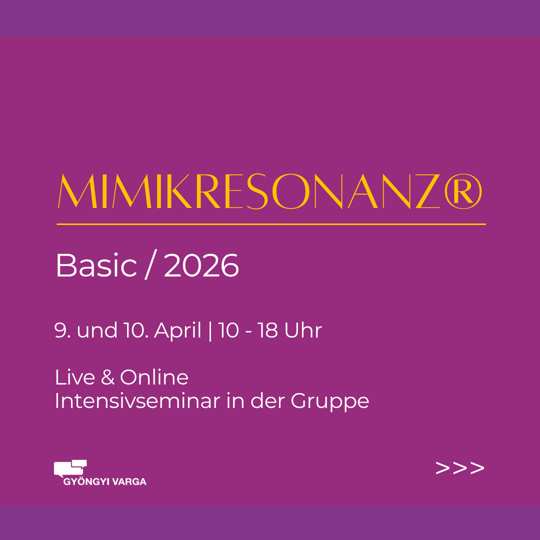Mimikresonanz Basic / 9. - 10. April 2026 / live & online