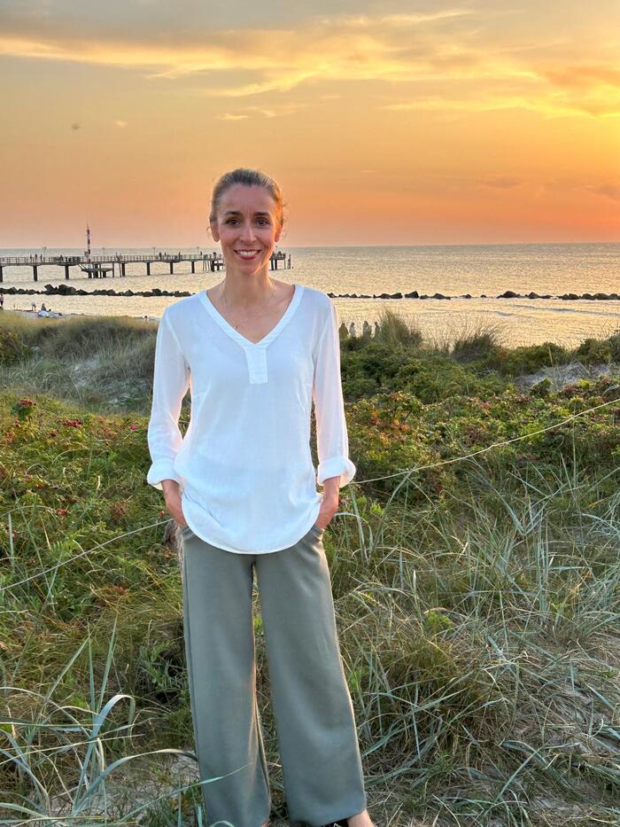 Juliane am Strand