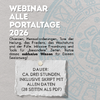 Webinar alle Portaltage 2026 inklusive 3 Stunden video und 28 Seiten PDF. Exklusives Wissen Maya Kalender