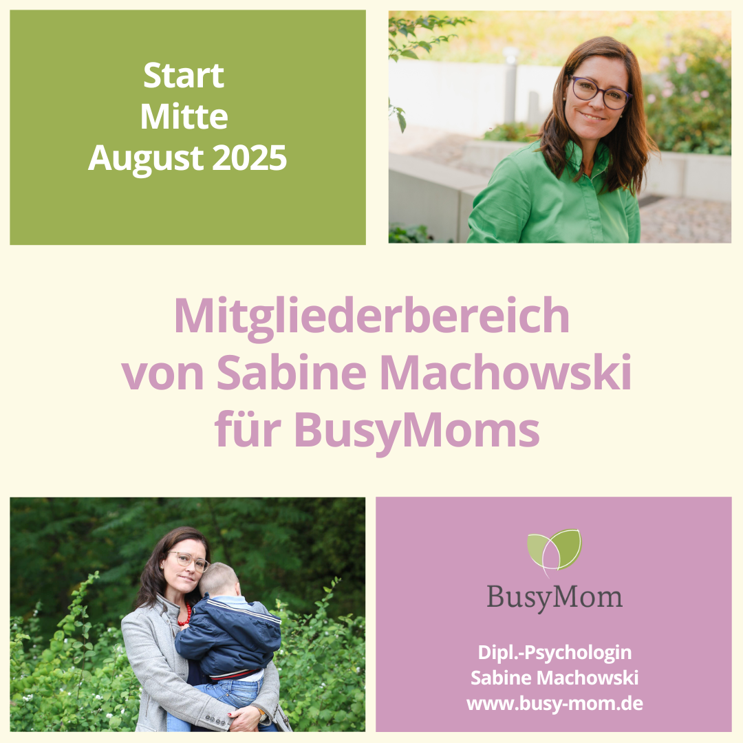 Titelbild Mitgliederbereich von Sabine Machowski für BusyMoms