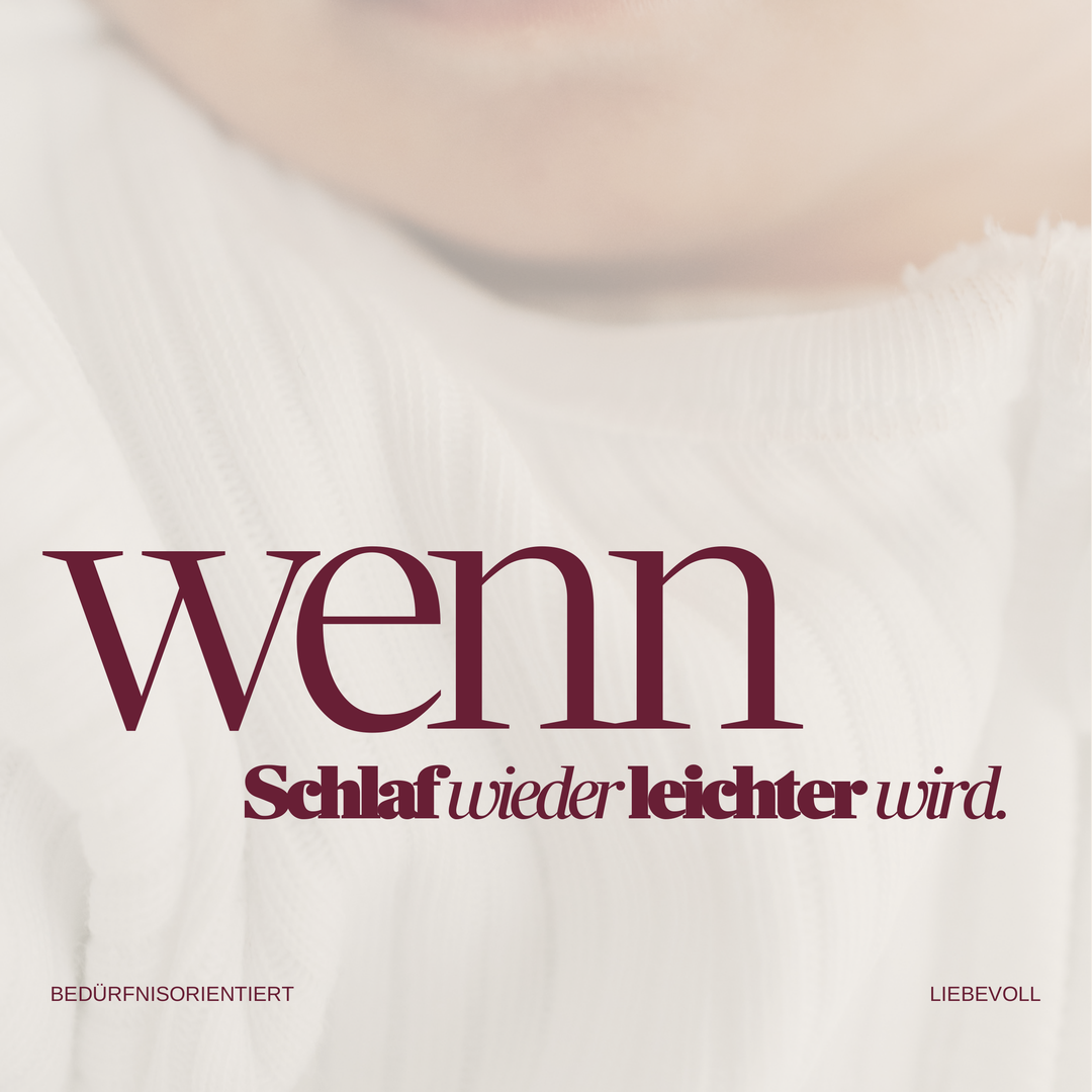 wenn schlaf wieder leichter wird
