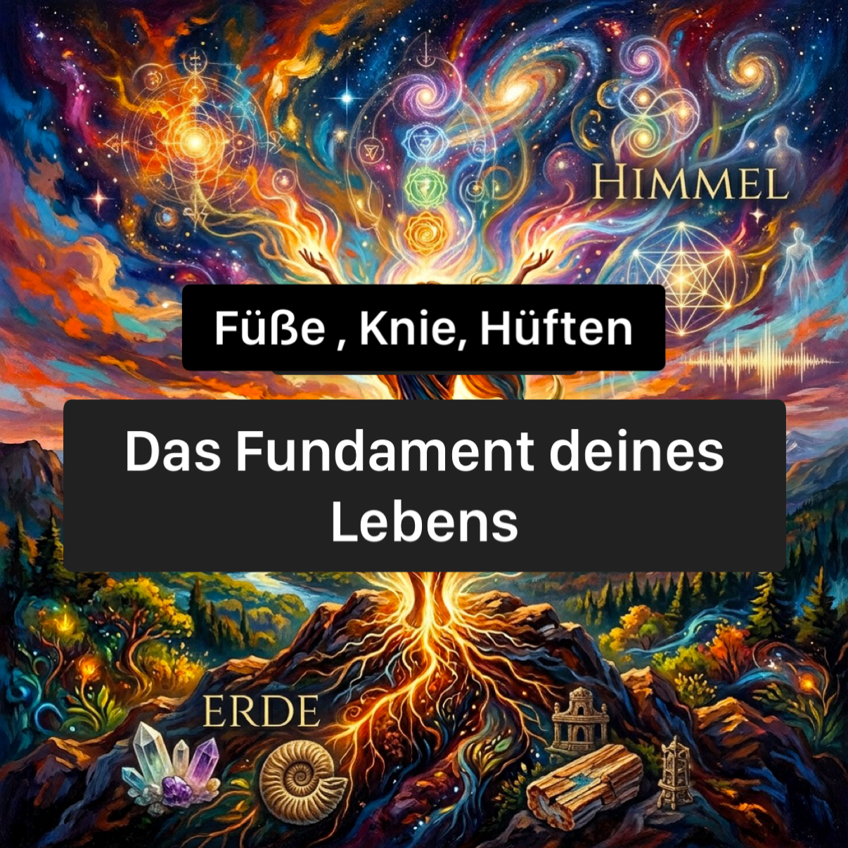 Füße, Knie, Hüften