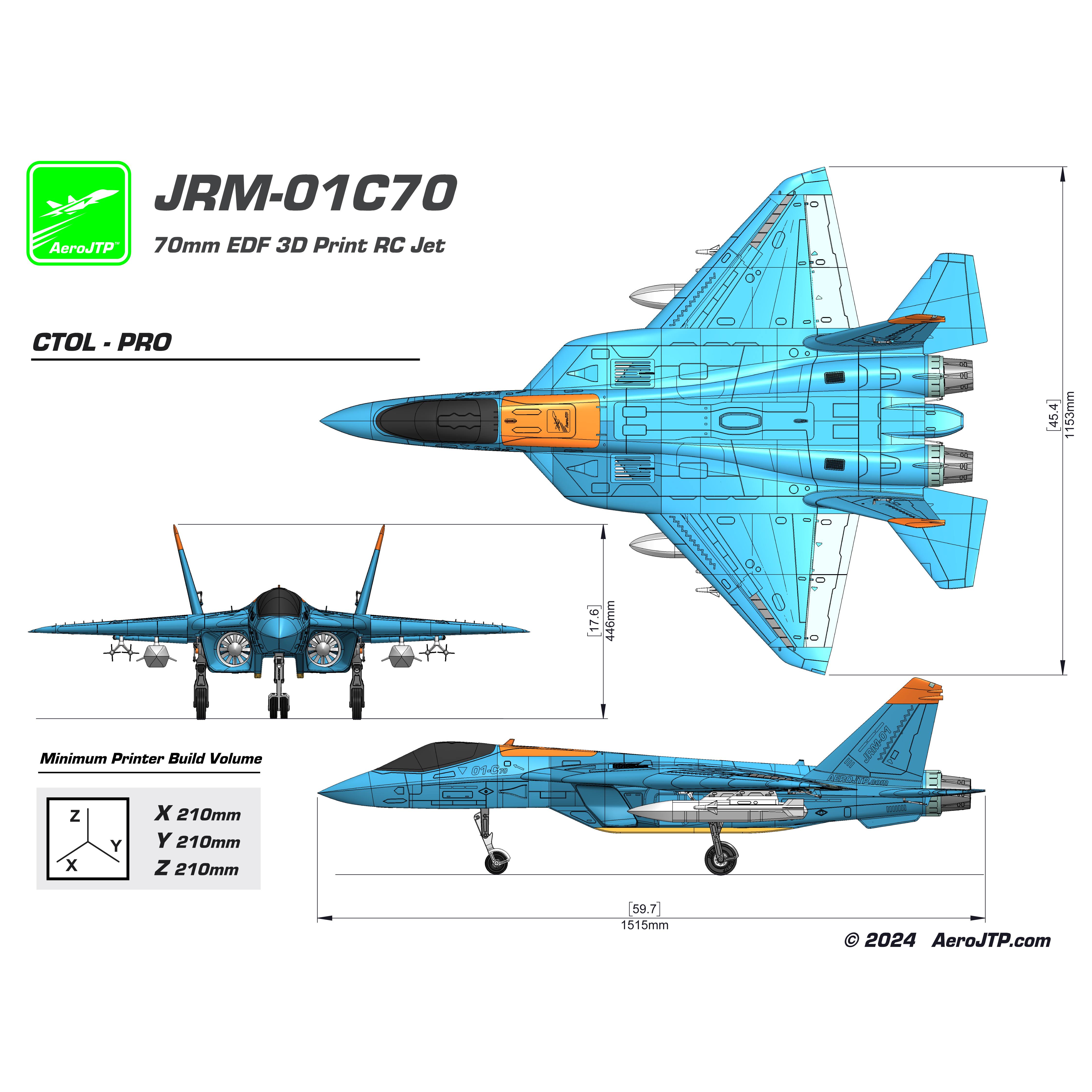 JRM-01C70 CTOL PRO - aero-jtp