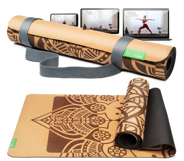 Yoga-Matte aus Kork