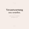 Verantwortung neu verteilen.