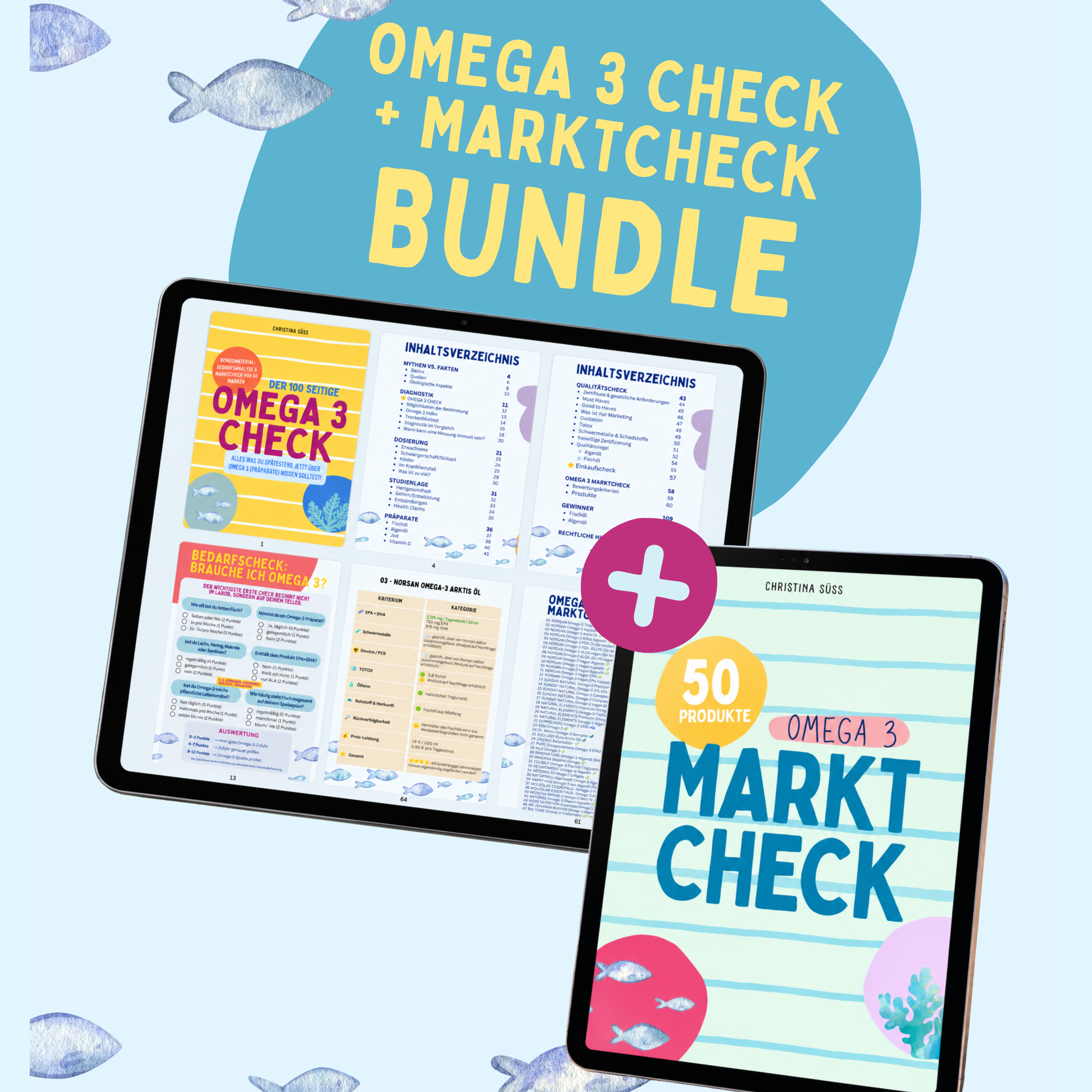 Omega 3 Check + Marktcheck