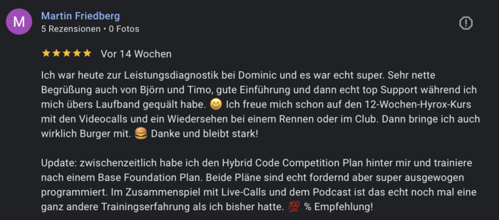 leistungsdiagnostik-koeln-feedback