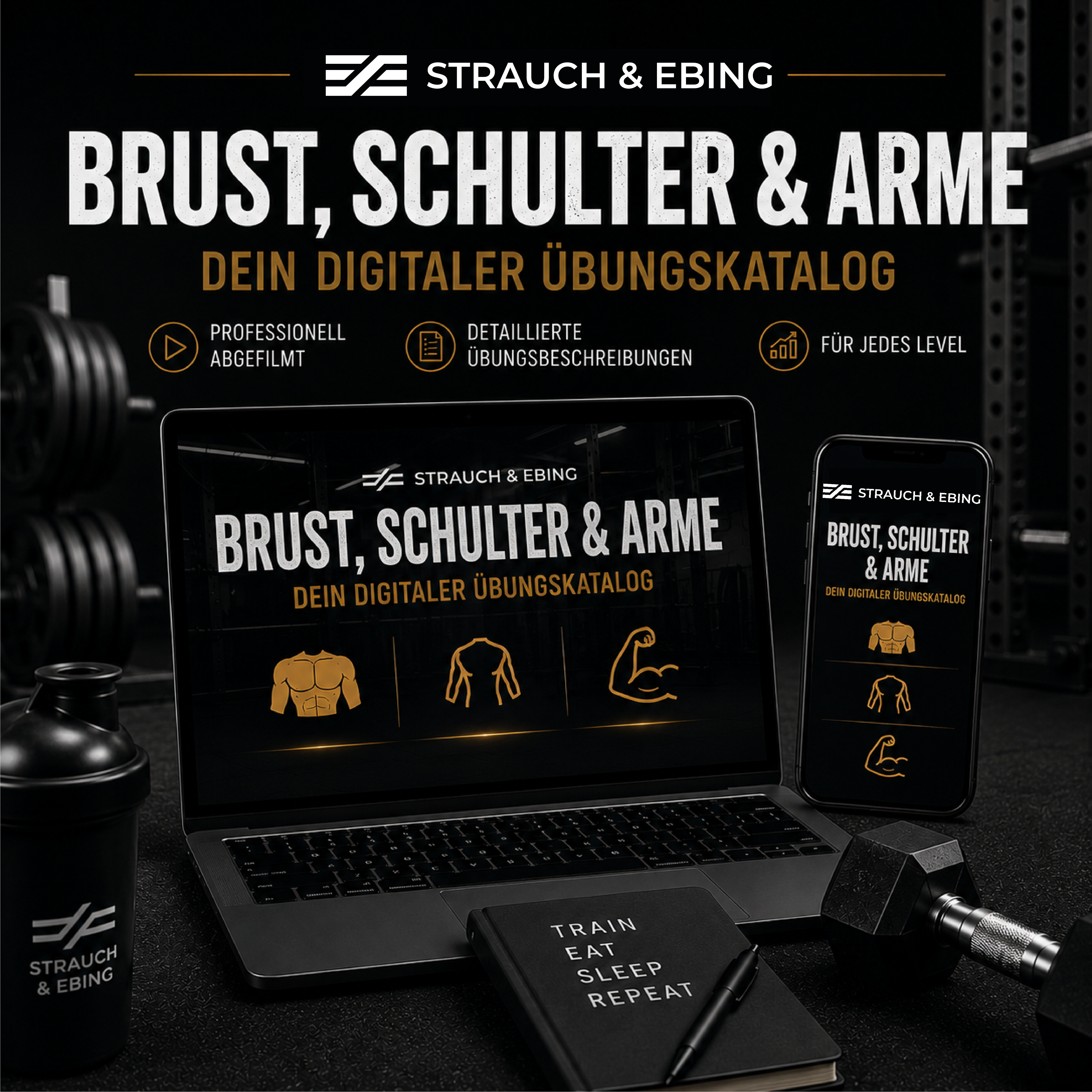 Produktfoto Brust, Schulter & Arme