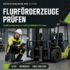 Flurförderzeuge prüfen – 16-UE-Qualifizierungsweg zur Prüfung befähigter Personen