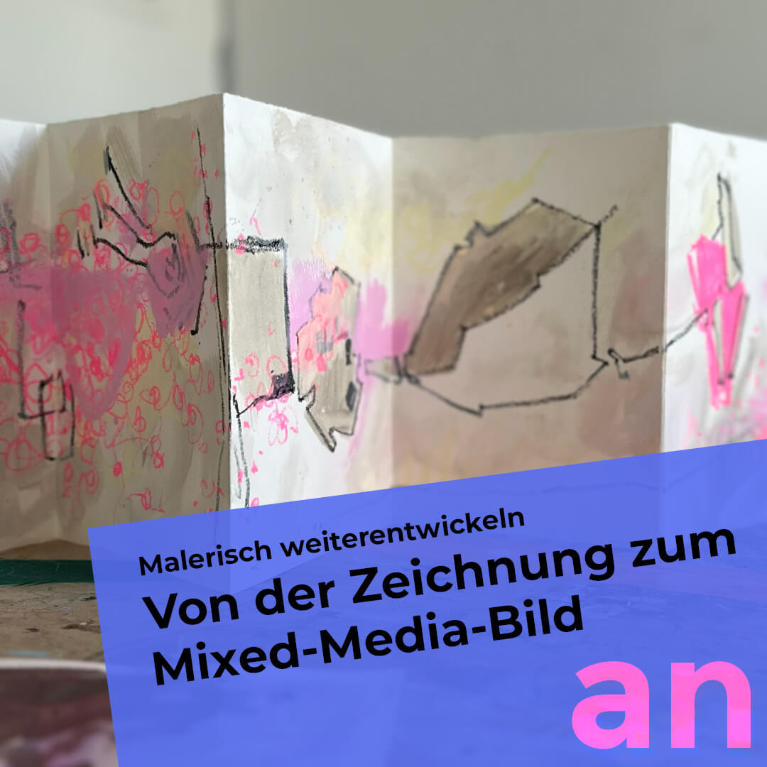 Keyvisual Mixed Media Online-Workshop