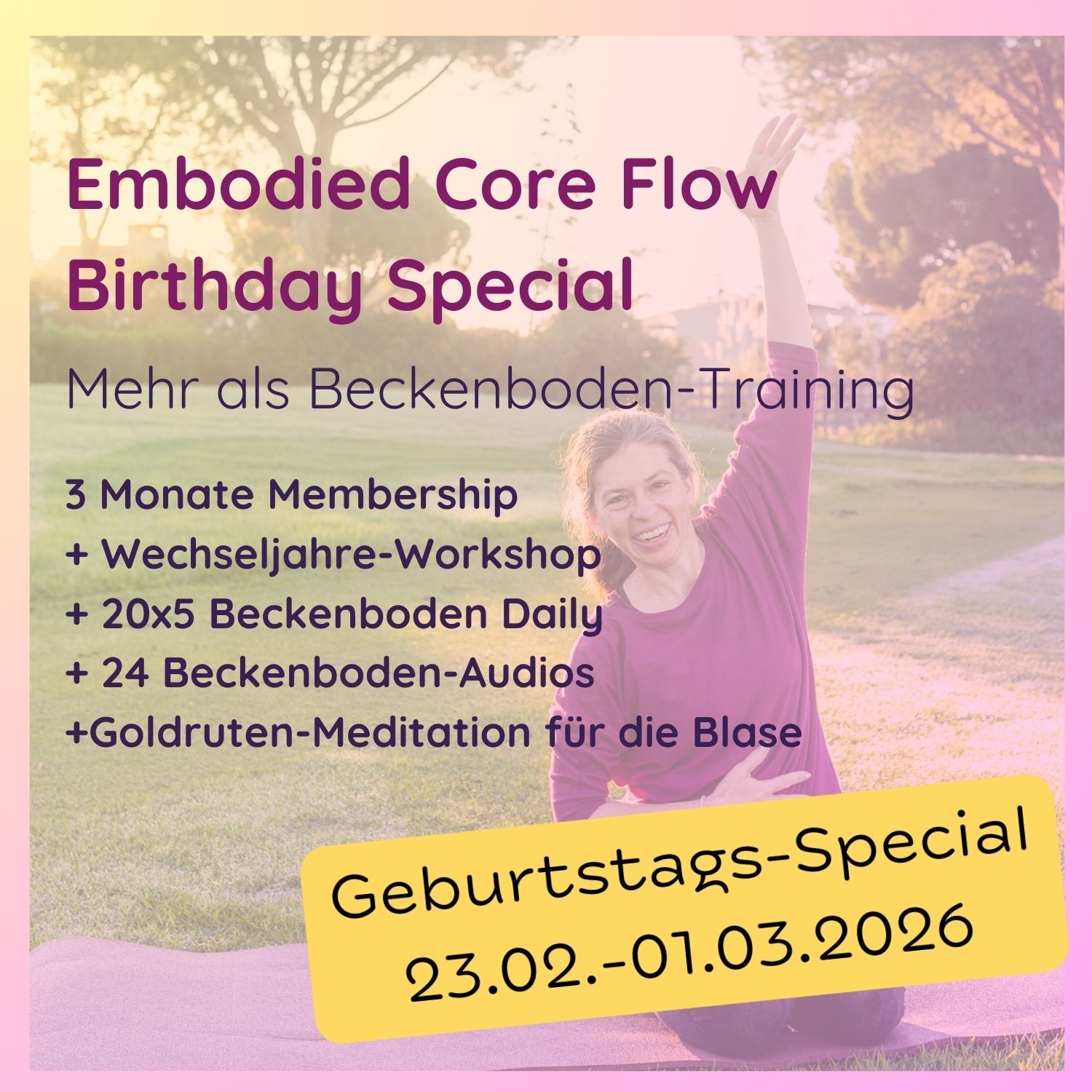 Embodied Core Flow Birthday Special von Regina Schmitt